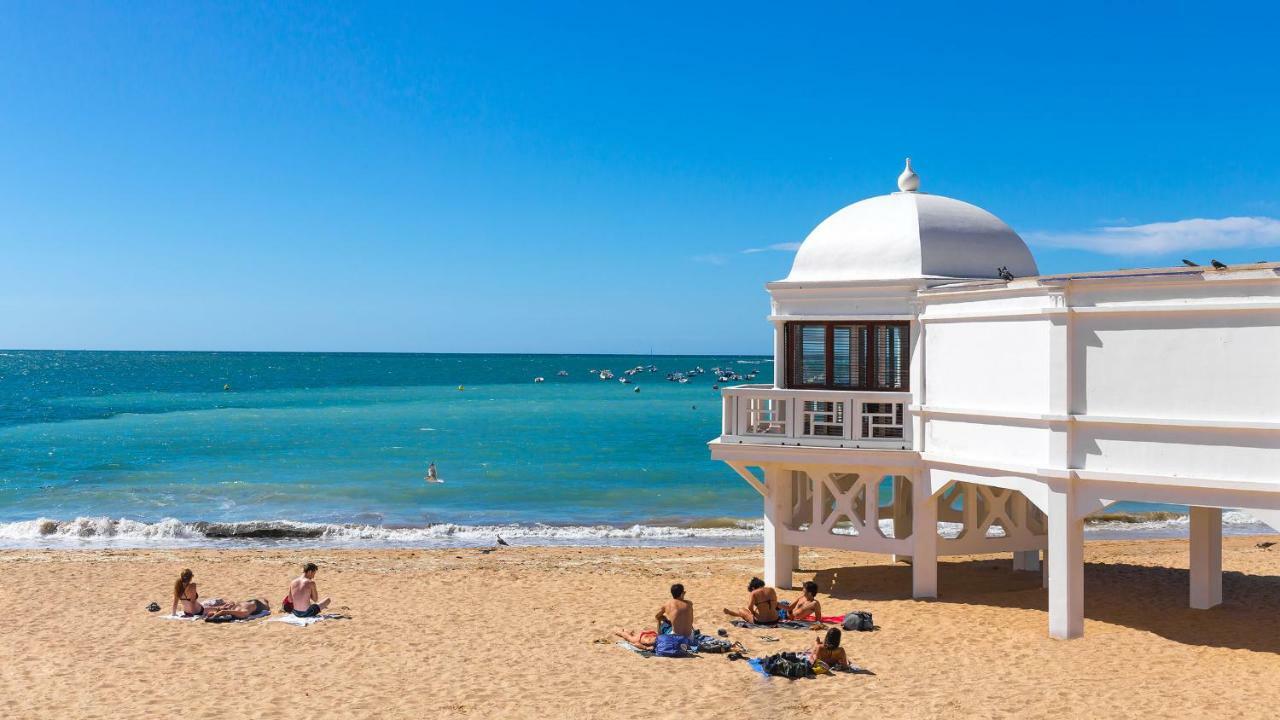 Poniente, íntimo apartamento en el corazón de Cádiz Esterno foto